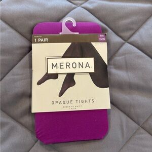 Merona Magenta Opaque Tights